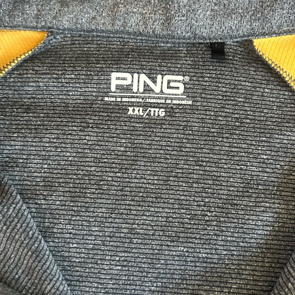 Ping Charcoal and Yellow Arizona State Performance Pullover Men’s XXL - Picture 8 of 8